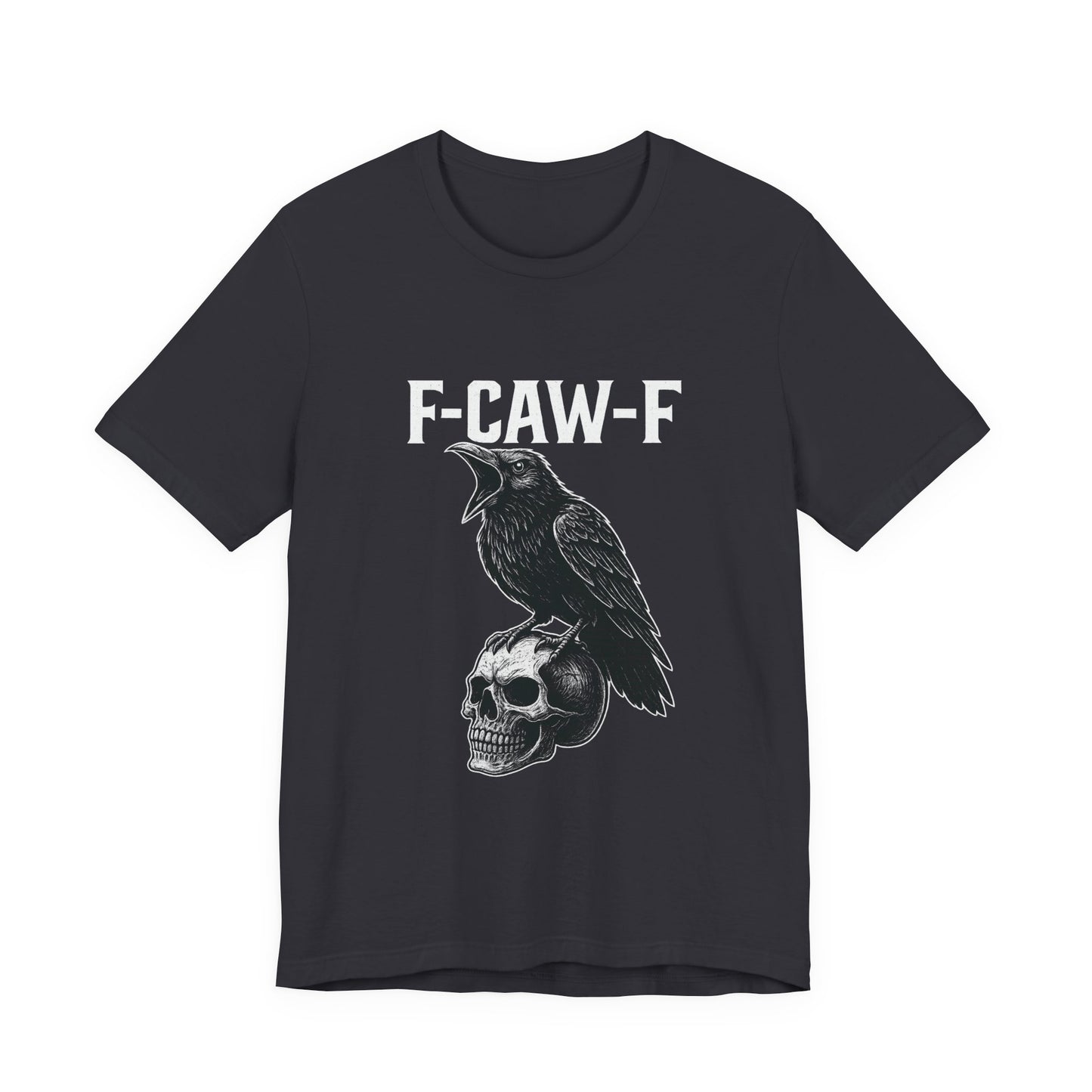 Gothic Crow Graphic Tee, Alternative Style Shirt, Unisex Casual Wear, Edgy Gift for Her or Him, Unique Halloween Apparel