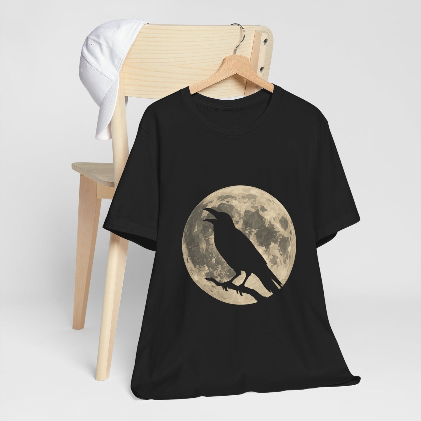 Crow Silhouette Full Moon Gothic Shirt