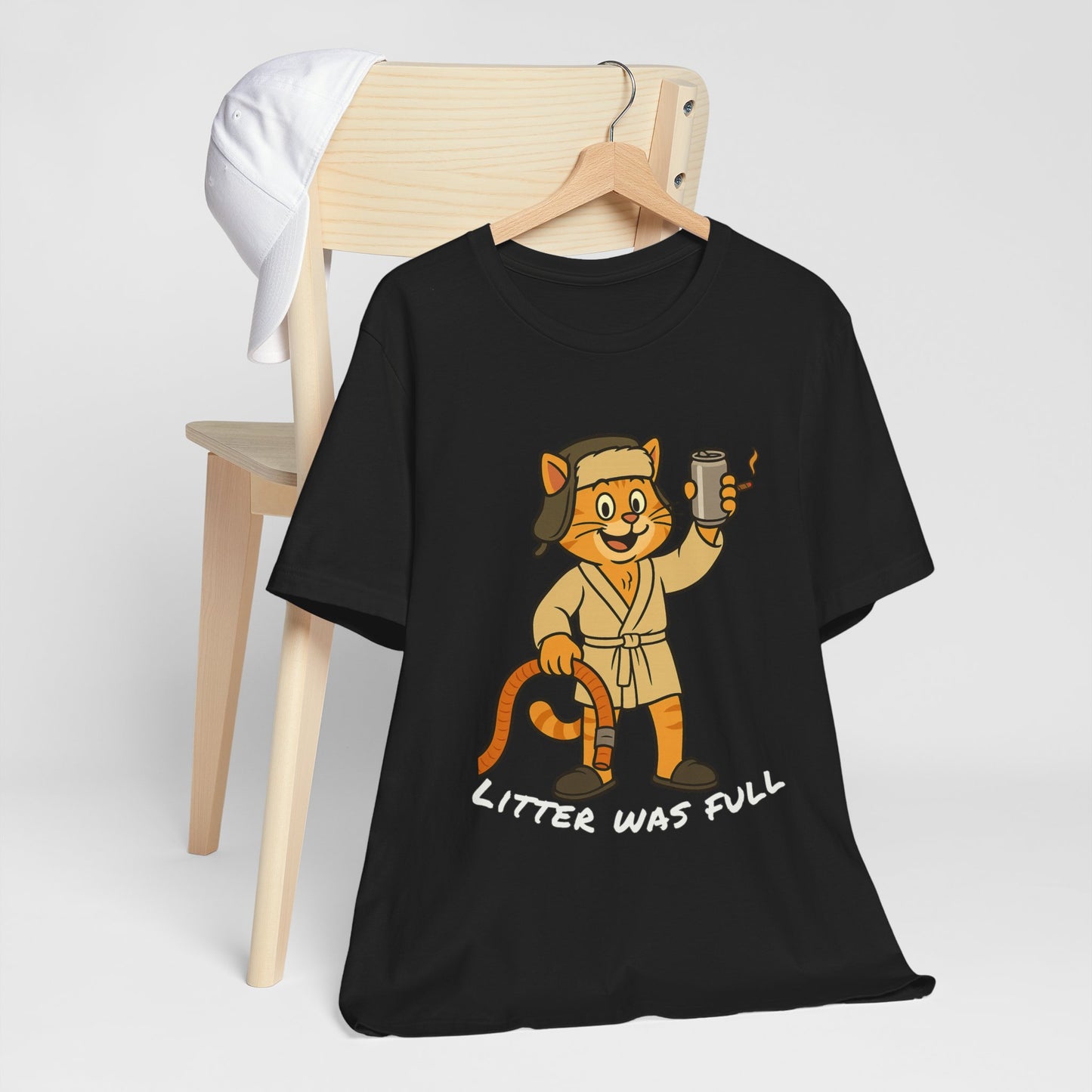 Litter Was Full Cat Christmas Shirt Funny Holiday Parody Tee