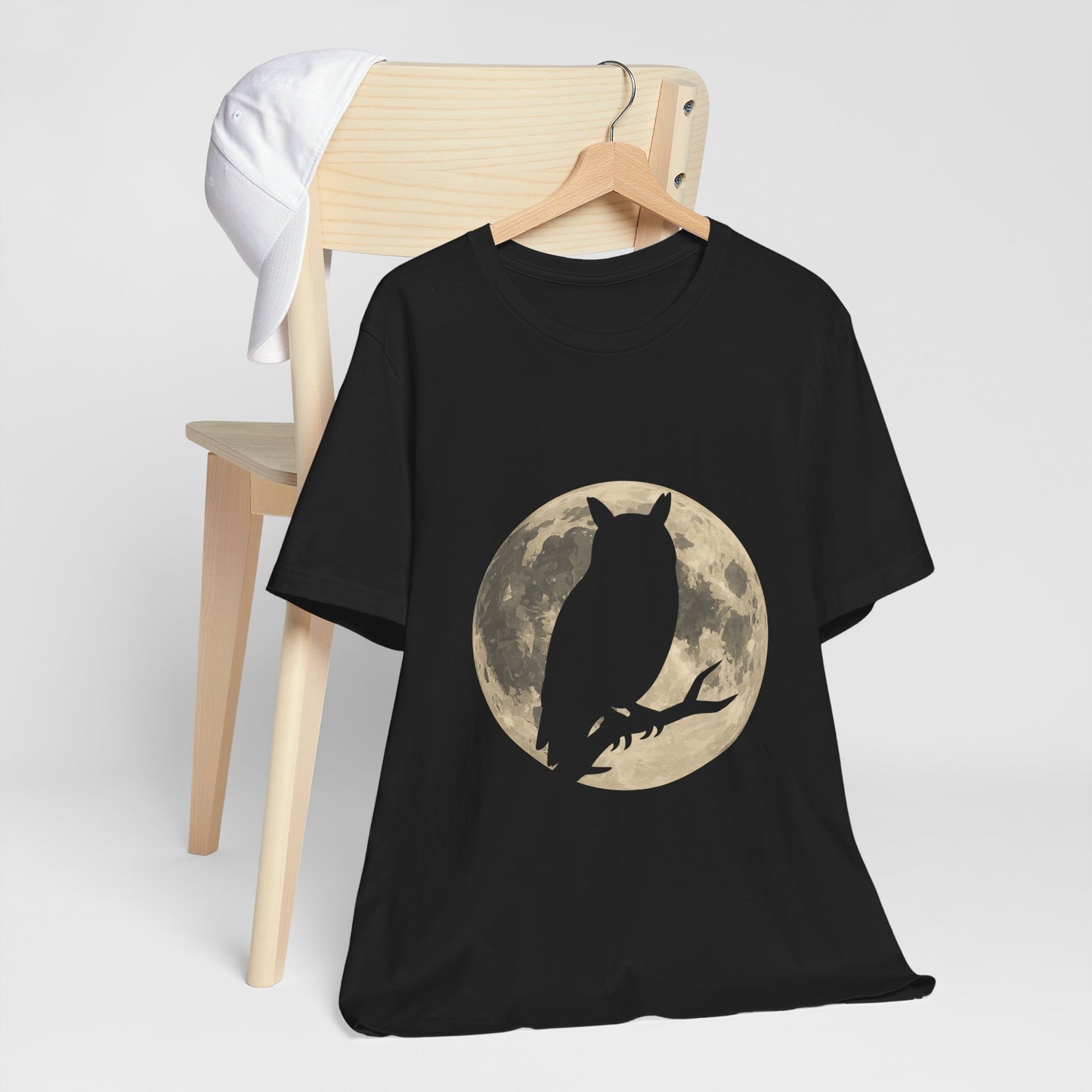 Owl Silhouette Full Moon Gothic Shirt