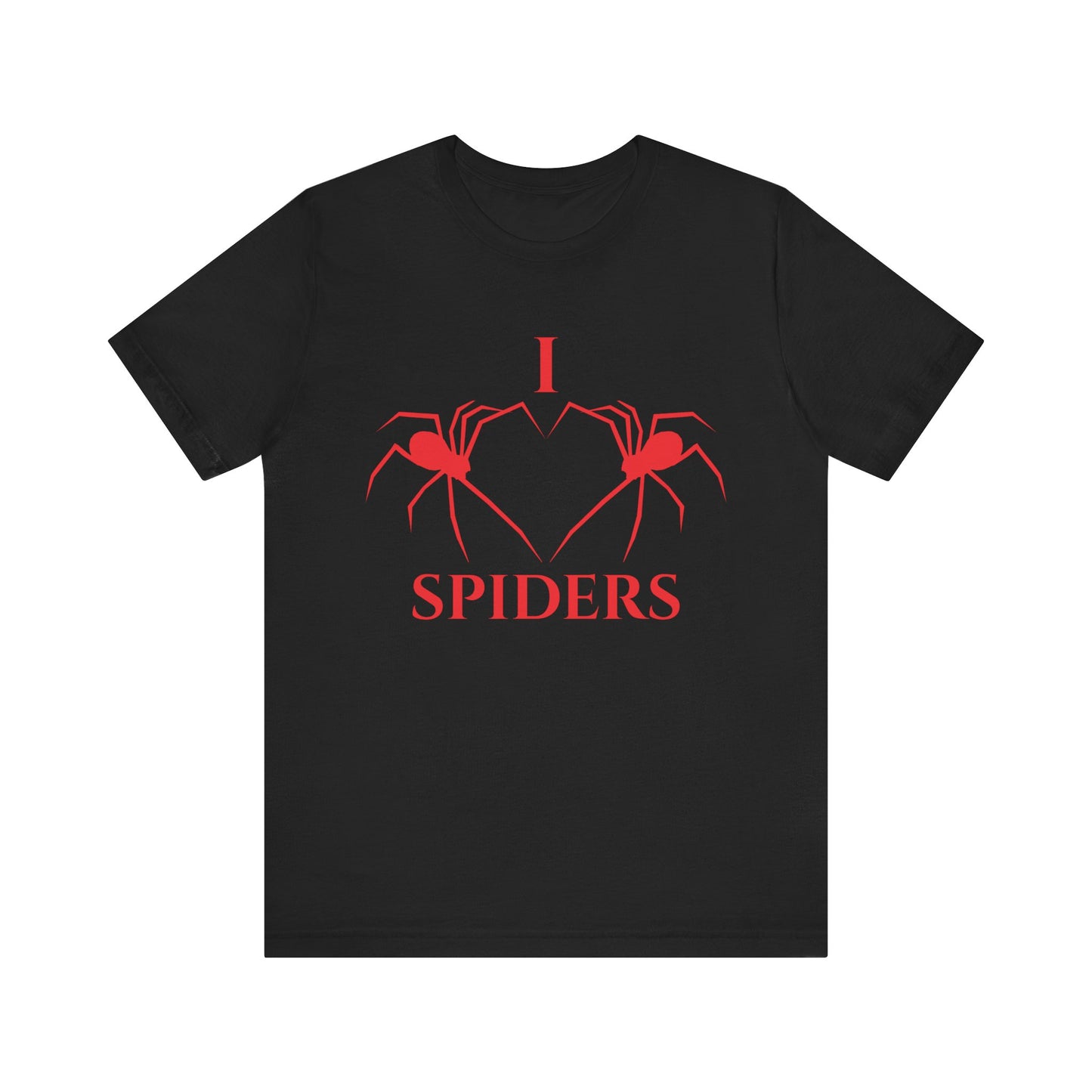 I Love Spiders Shirt Gothic Halloween Spider Heart T Shirt Creepy Cute Insect Lover Gift