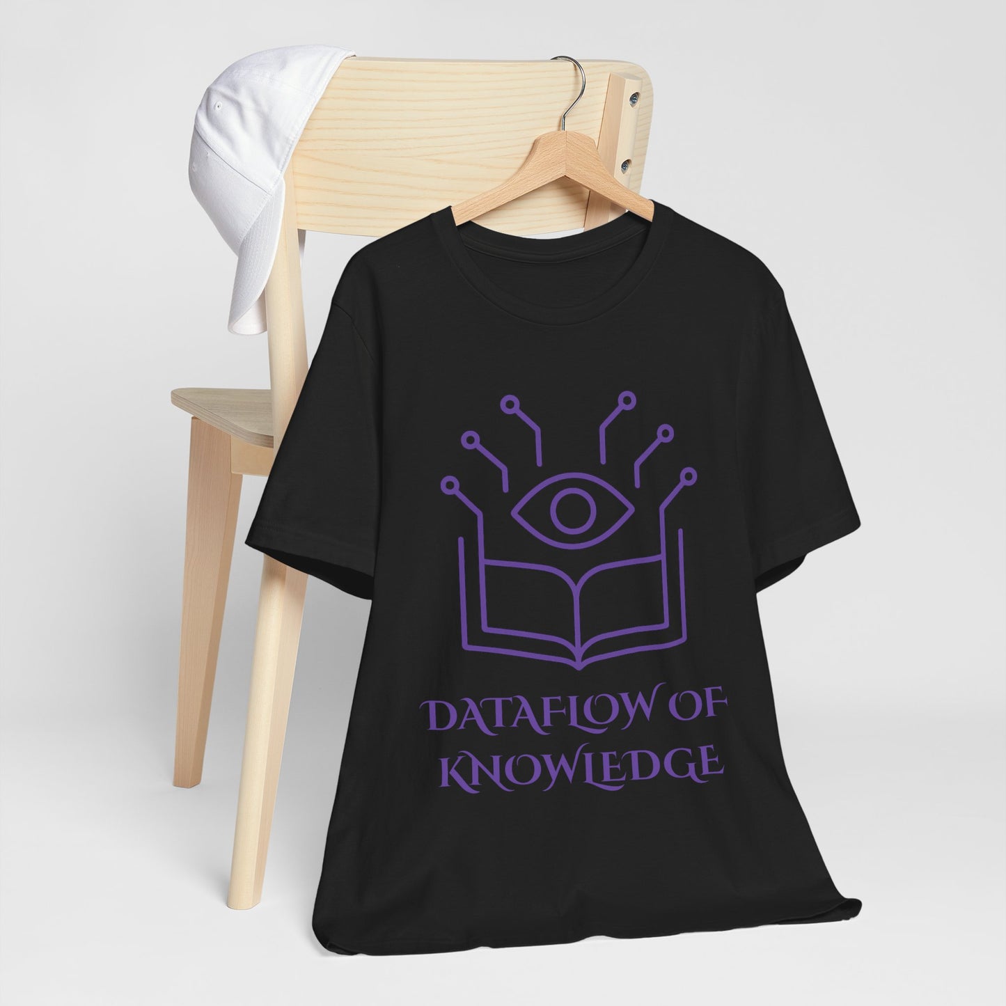 Dataflow of Knowledge Sigil Shirt Geometric Occult Symbol Tech Mystic Design Glowing Wisdom Vector TShirt Gift