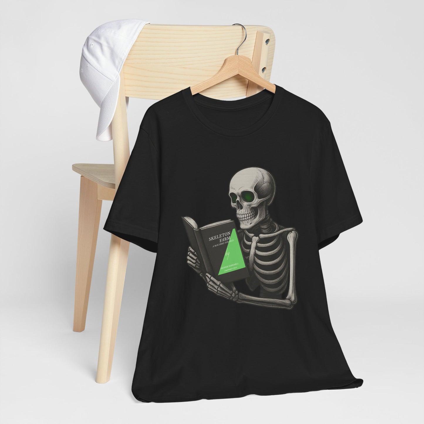 Forbidden Tome Shirt Skeleton Farm Skeleton Book Parody Dark Humor Tee
