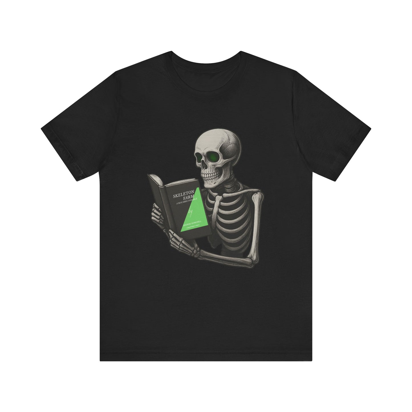 Forbidden Tome Shirt Skeleton Farm Skeleton Book Parody Dark Humor Tee