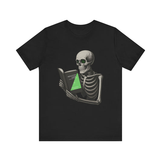 Forbidden Tome Shirt Skeleton Farm Skeleton Book Parody Dark Humor Tee