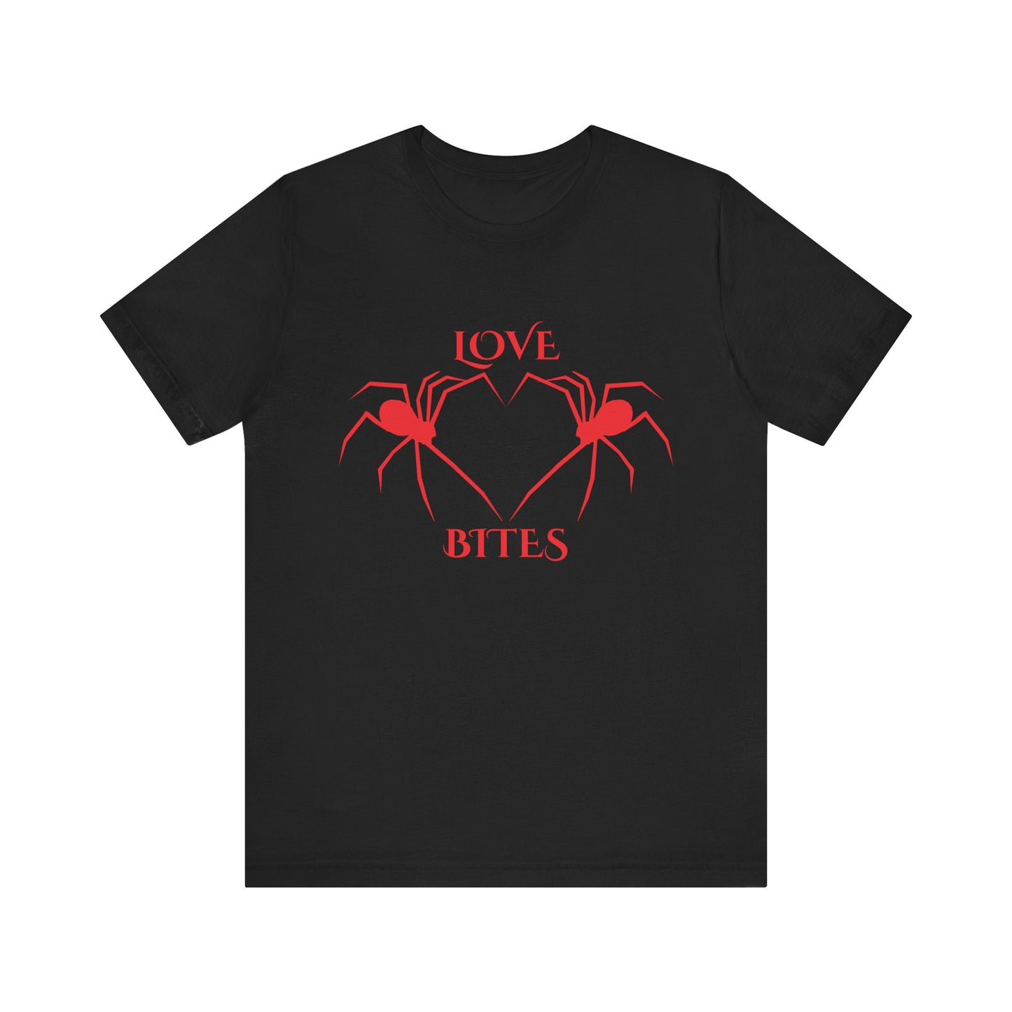 Love Bites Spider Shirt Gothic Heart T Shirt Creepy Cute Halloween Vampire Gift