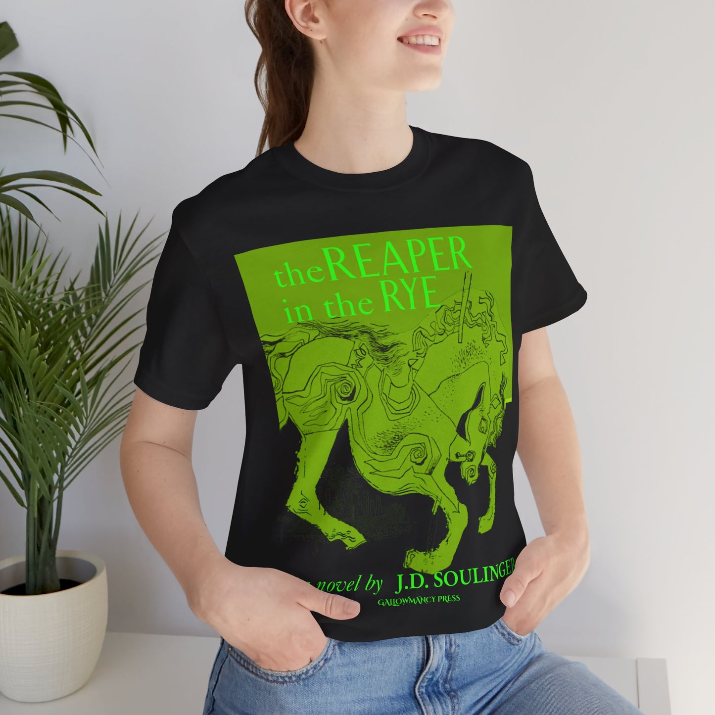 Forbidden Tome Shirt The Reaper In The Rye Book Cover Parody Dark Humor Tee
