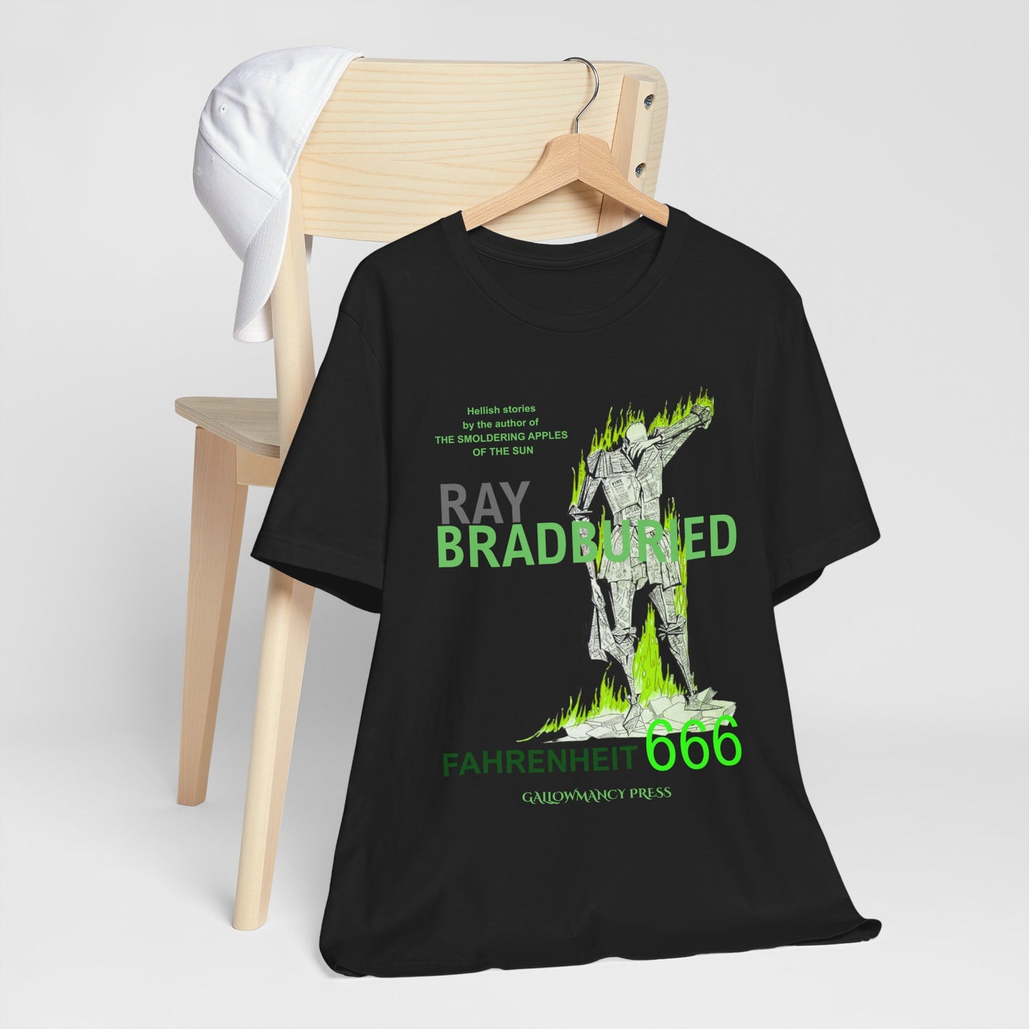 Forbidden Tome Shirt Fahrenheit 666 Parody Book Cover Dark Humor Tee