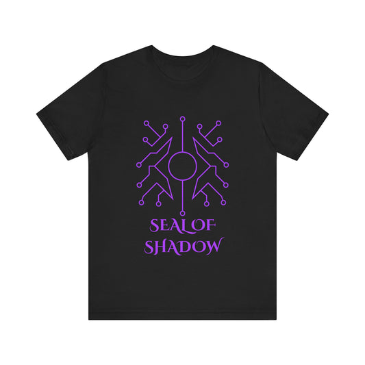 Seal of Shadow Sigil Shirt Geometric Occult Symbol Dark Mystic Design Glowing Vector Tech Occult TShirt Gift