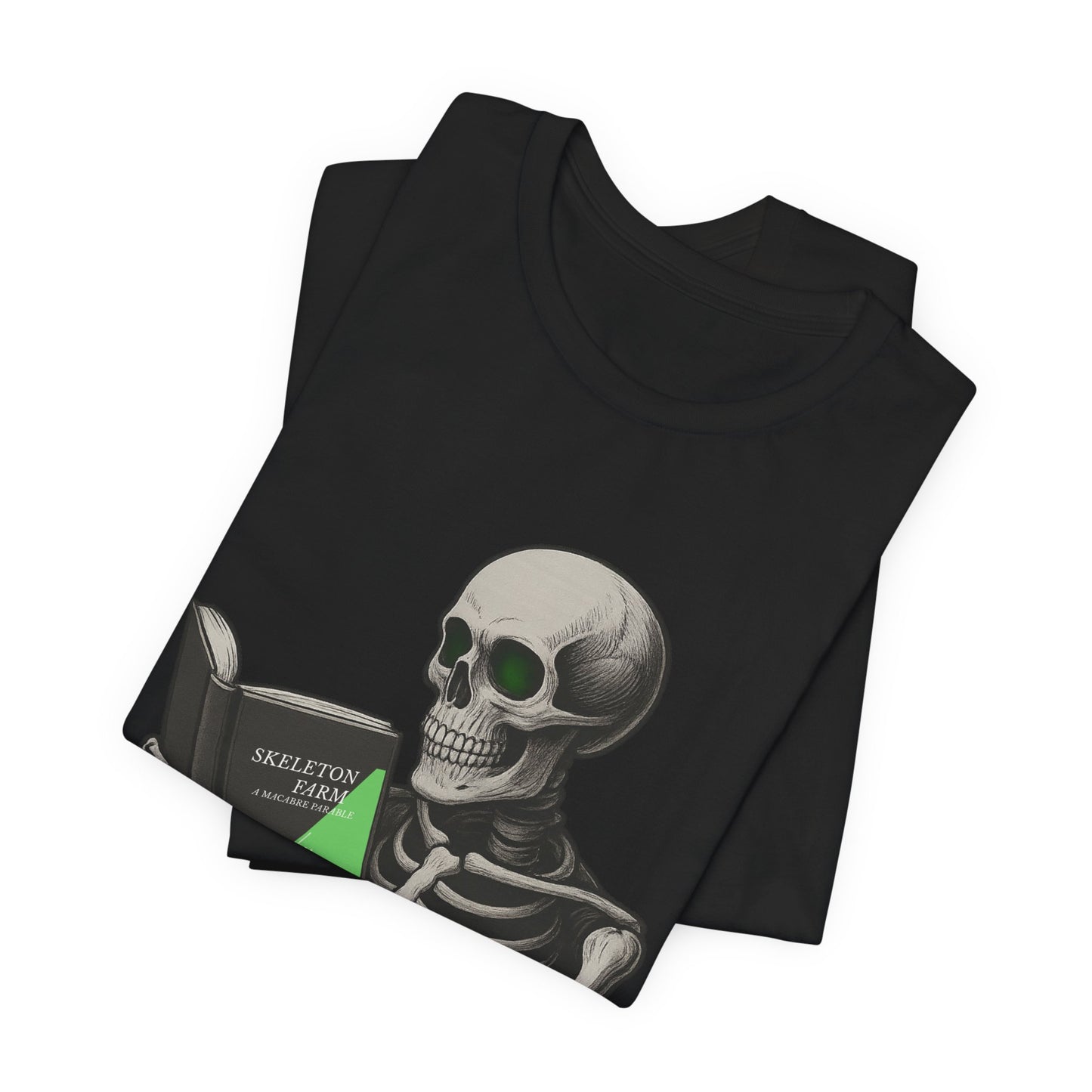 Forbidden Tome Shirt Skeleton Farm Skeleton Book Parody Dark Humor Tee