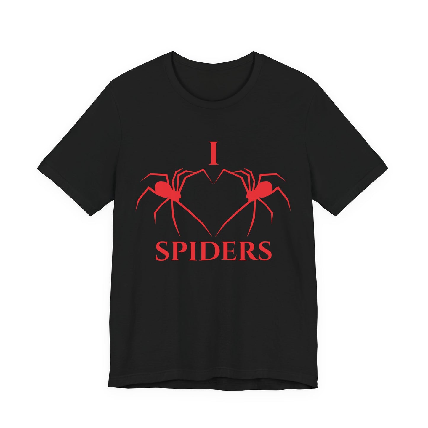 I Love Spiders Shirt Gothic Halloween Spider Heart T Shirt Creepy Cute Insect Lover Gift