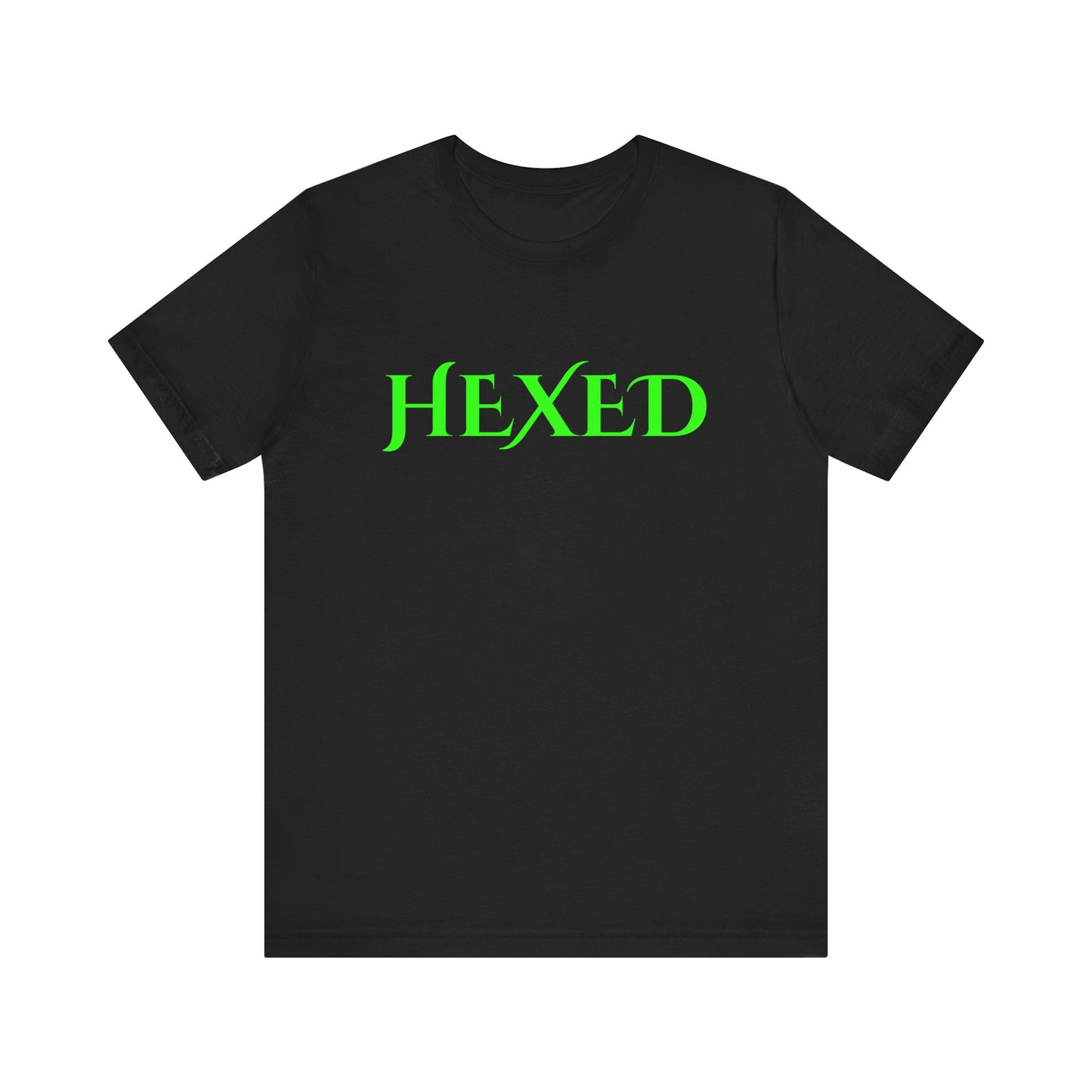 Hexed Gothic Neon Green Shirt Occult Dark Aesthetic Horror Tee
