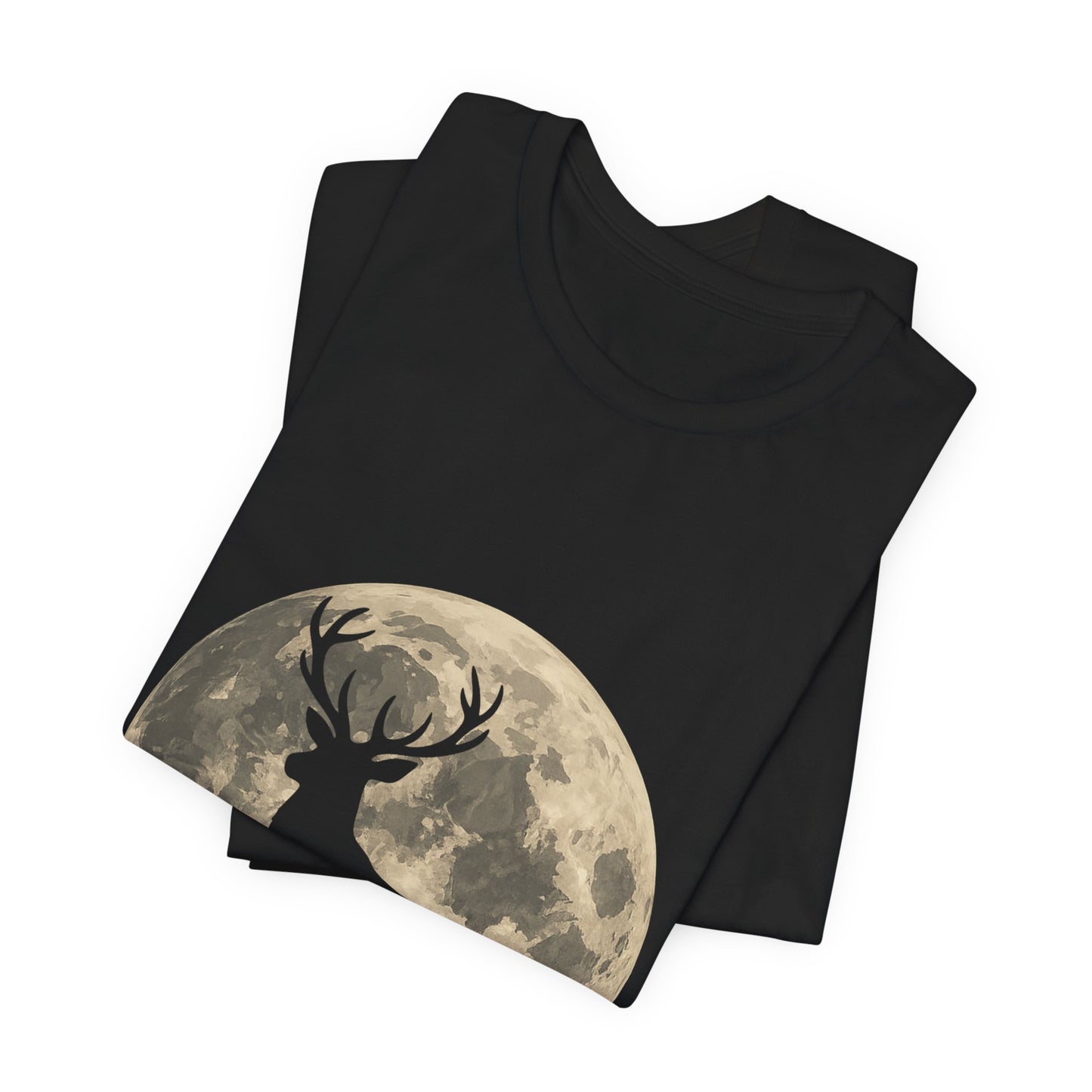 Stag Silhouette Full Moon Gothic Shirt