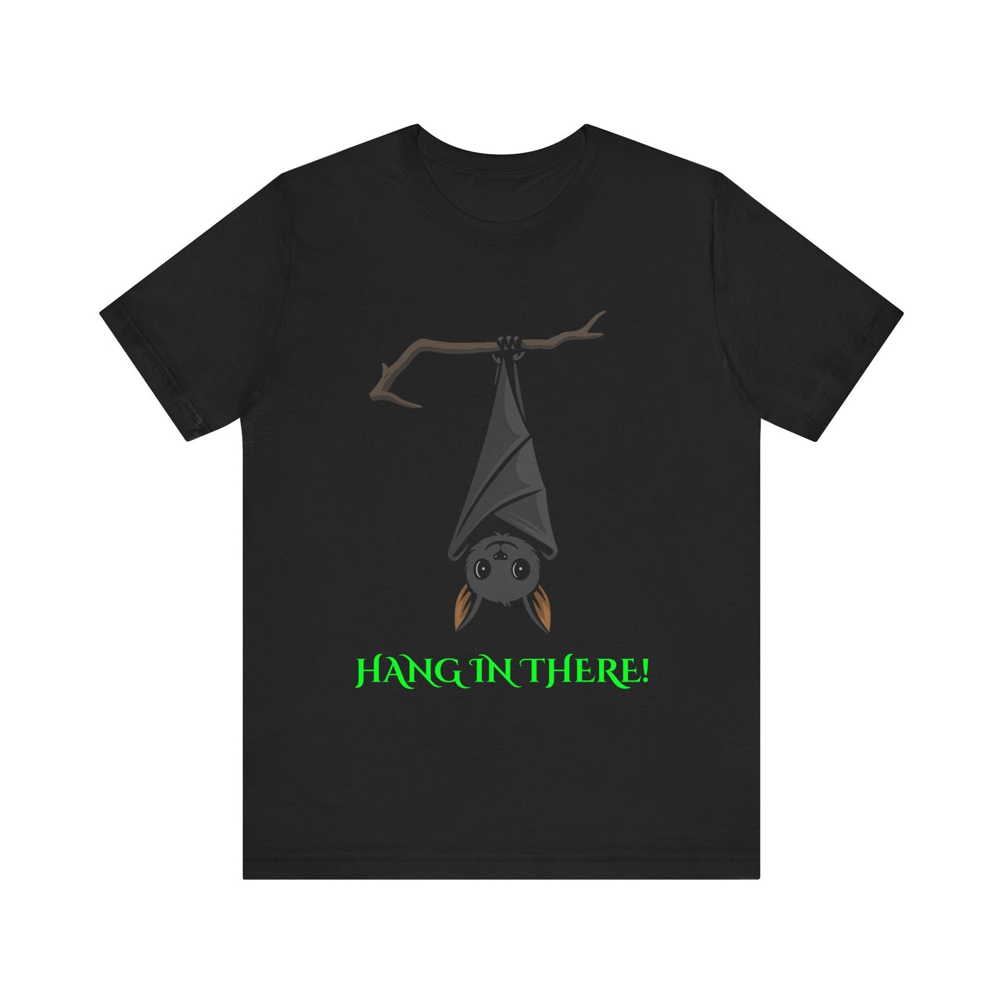 Hang In There Bat T Shirt Creepy Cute Gothic Halloween Graphic Tee