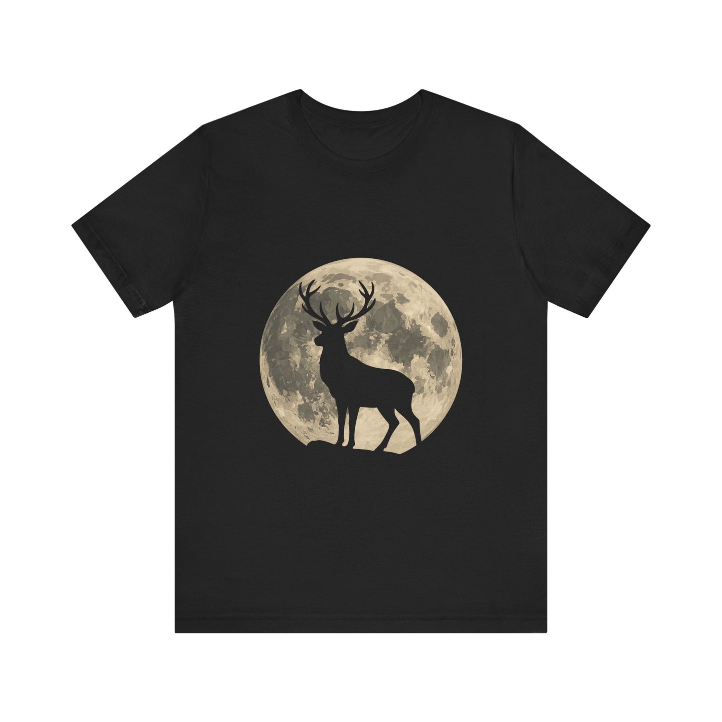 Stag Silhouette Full Moon Gothic Shirt