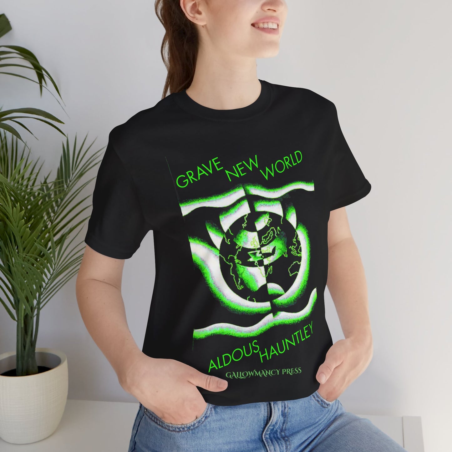 Forbidden Tome Shirt Grave New World Book Cover Parody Dark Humor Tee