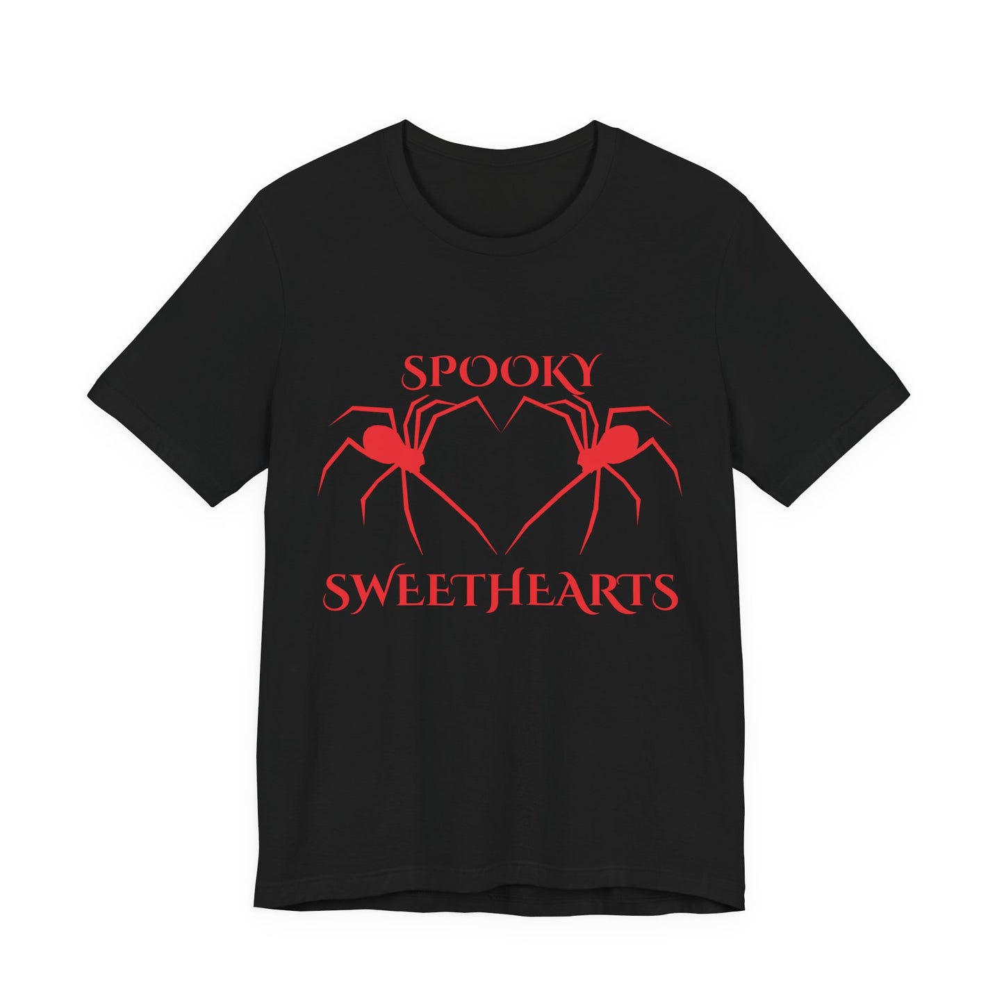 Spooky Sweethearts Spider Shirt Gothic Couple T Shirt Creepy Cute Halloween Gift
