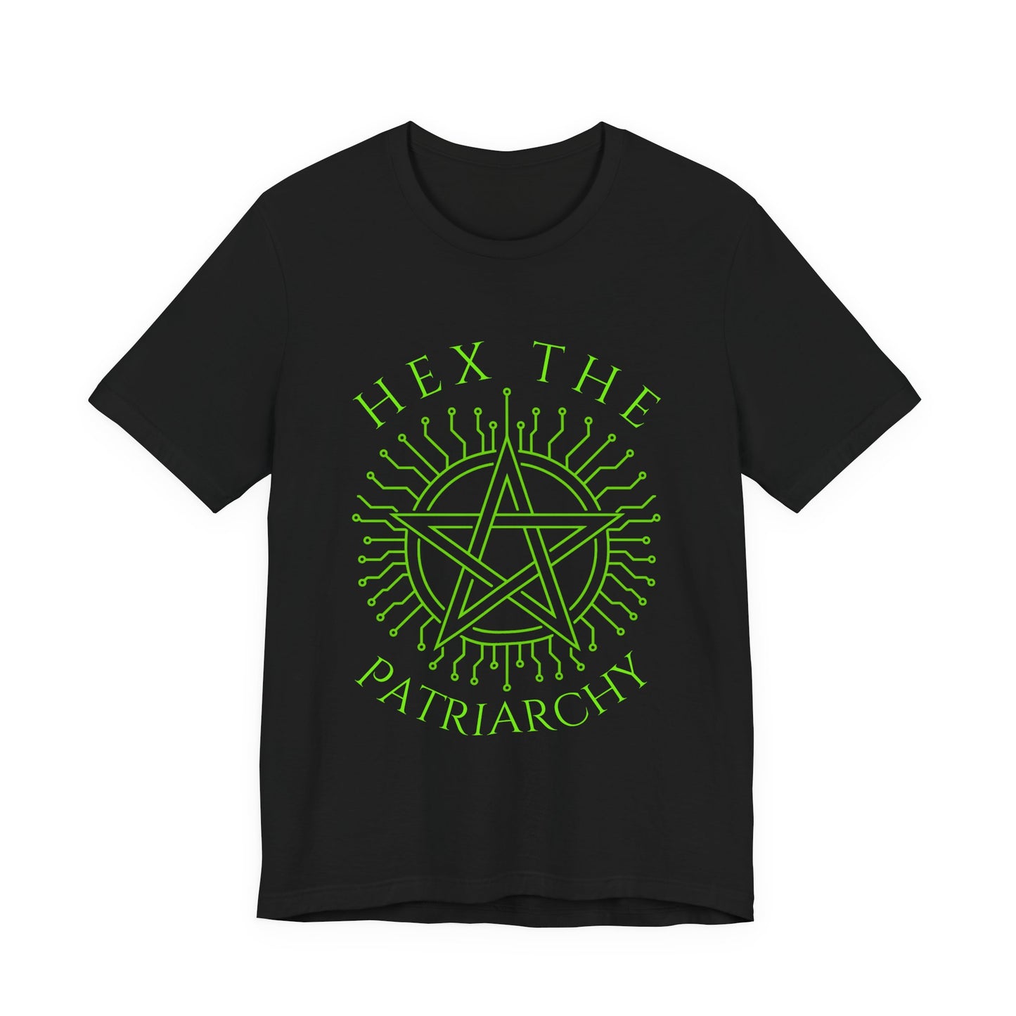 Hex the Patriarchy Shirt Feminist Witchy T Shirt Occult Graphic Tee Pagan Wicca Goth Clothing
