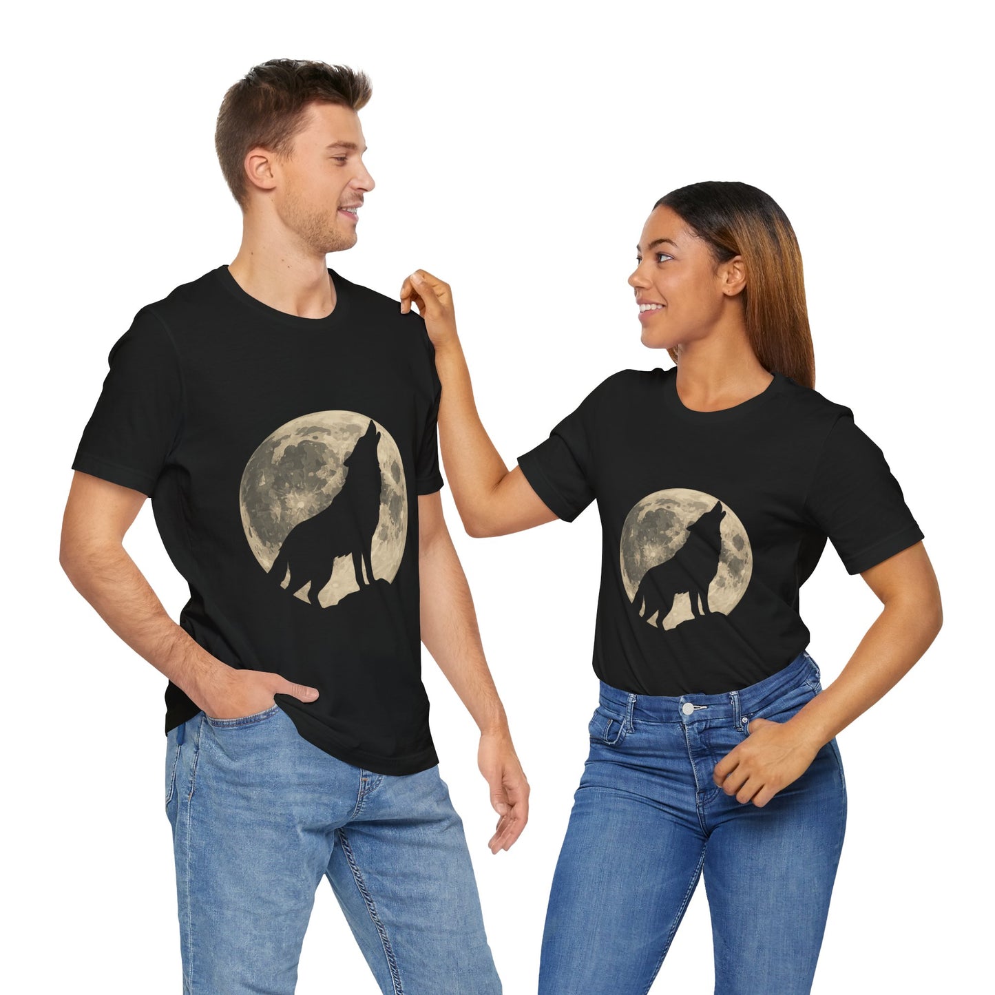Wolf Silhouette Full Moon Gothic Shirt