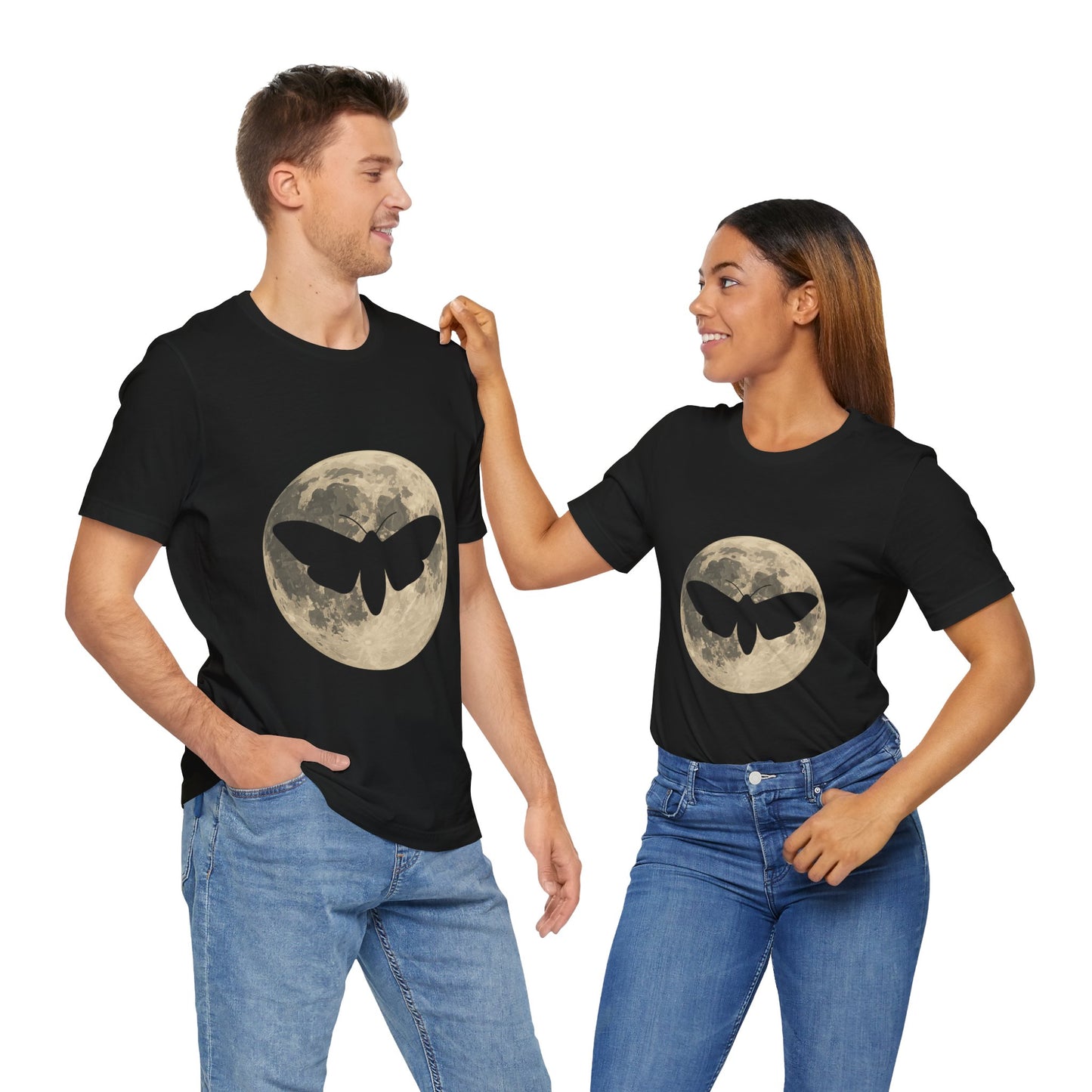 Moth Silhouette Full Moon Gothic Shirt