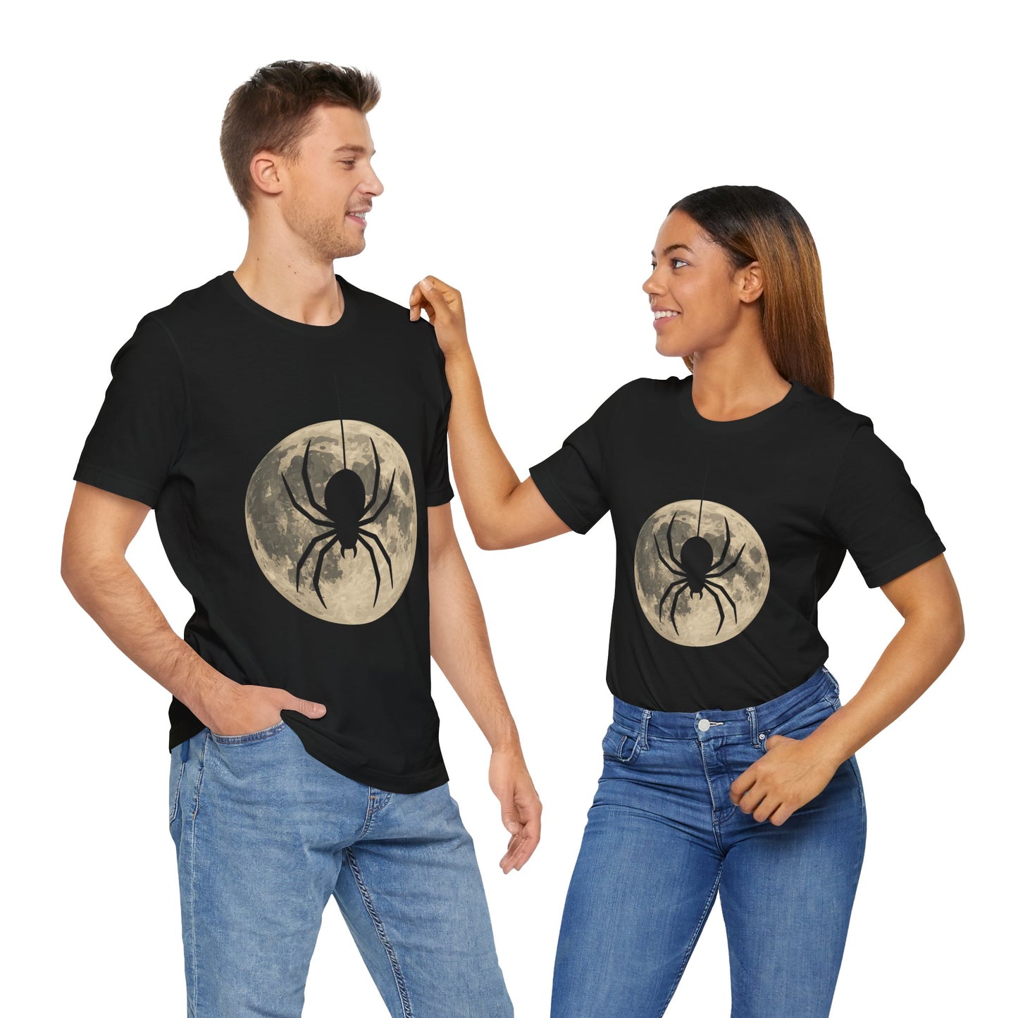 Spider Silhouette Full Moon Gothic Shirt