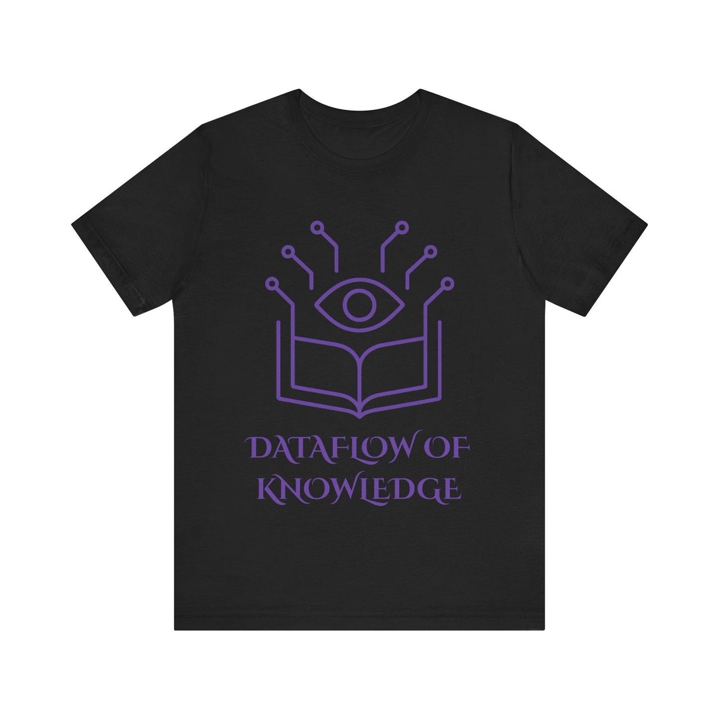 Dataflow of Knowledge Sigil Shirt Geometric Occult Symbol Tech Mystic Design Glowing Wisdom Vector TShirt Gift