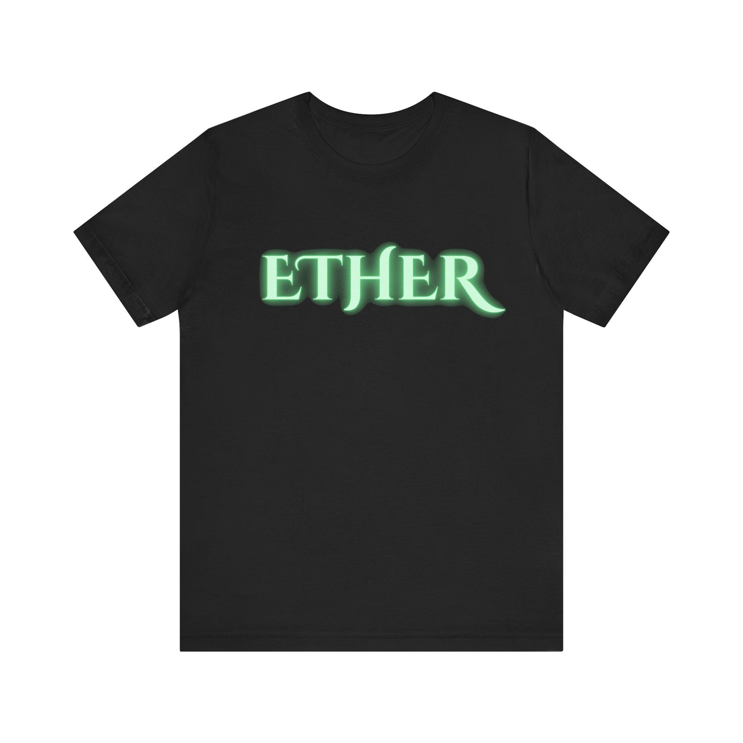 Ether Gothic Neon Green Shirt Dark Aesthetic Occult Graphic Tee