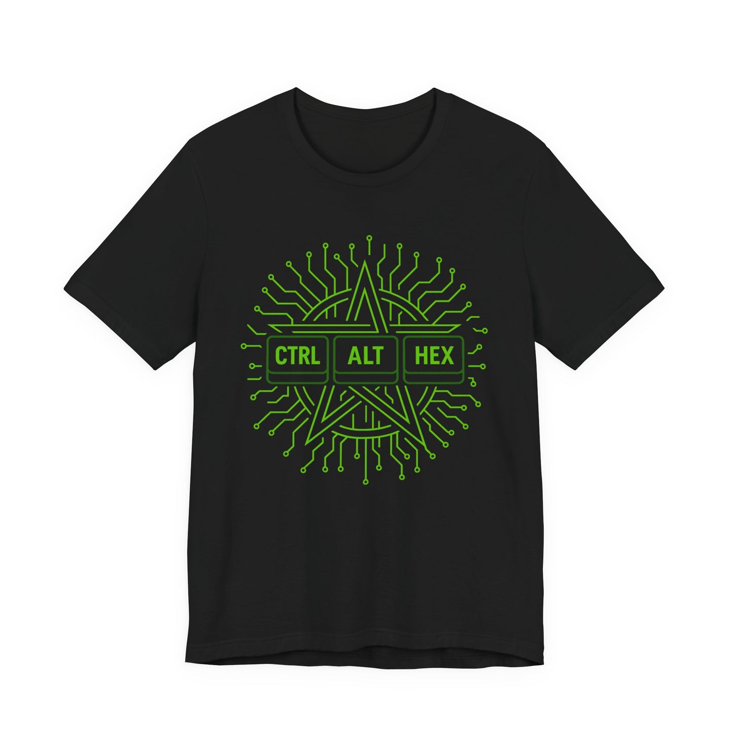 Ctrl Alt Hex Shirt Funny Witchy Tech T Shirt Gamer Geek Gift Occult Witchcraft Computer Humor Tee