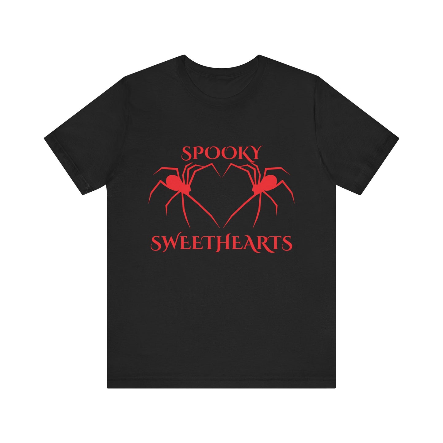 Spooky Sweethearts Spider Shirt Gothic Couple T Shirt Creepy Cute Halloween Gift
