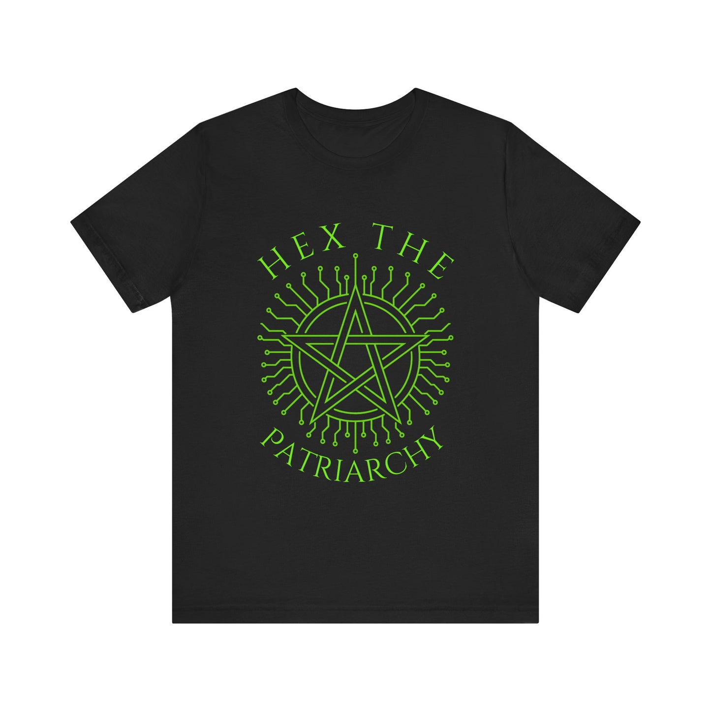 Hex the Patriarchy Shirt Feminist Witchy T Shirt Occult Graphic Tee Pagan Wicca Goth Clothing