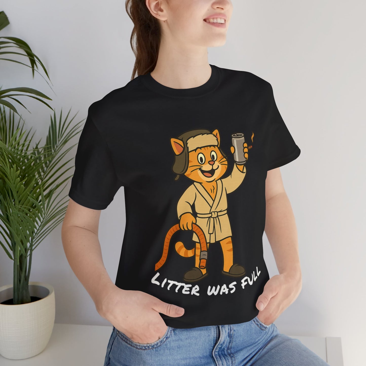Litter Was Full Cat Christmas Shirt Funny Holiday Parody Tee