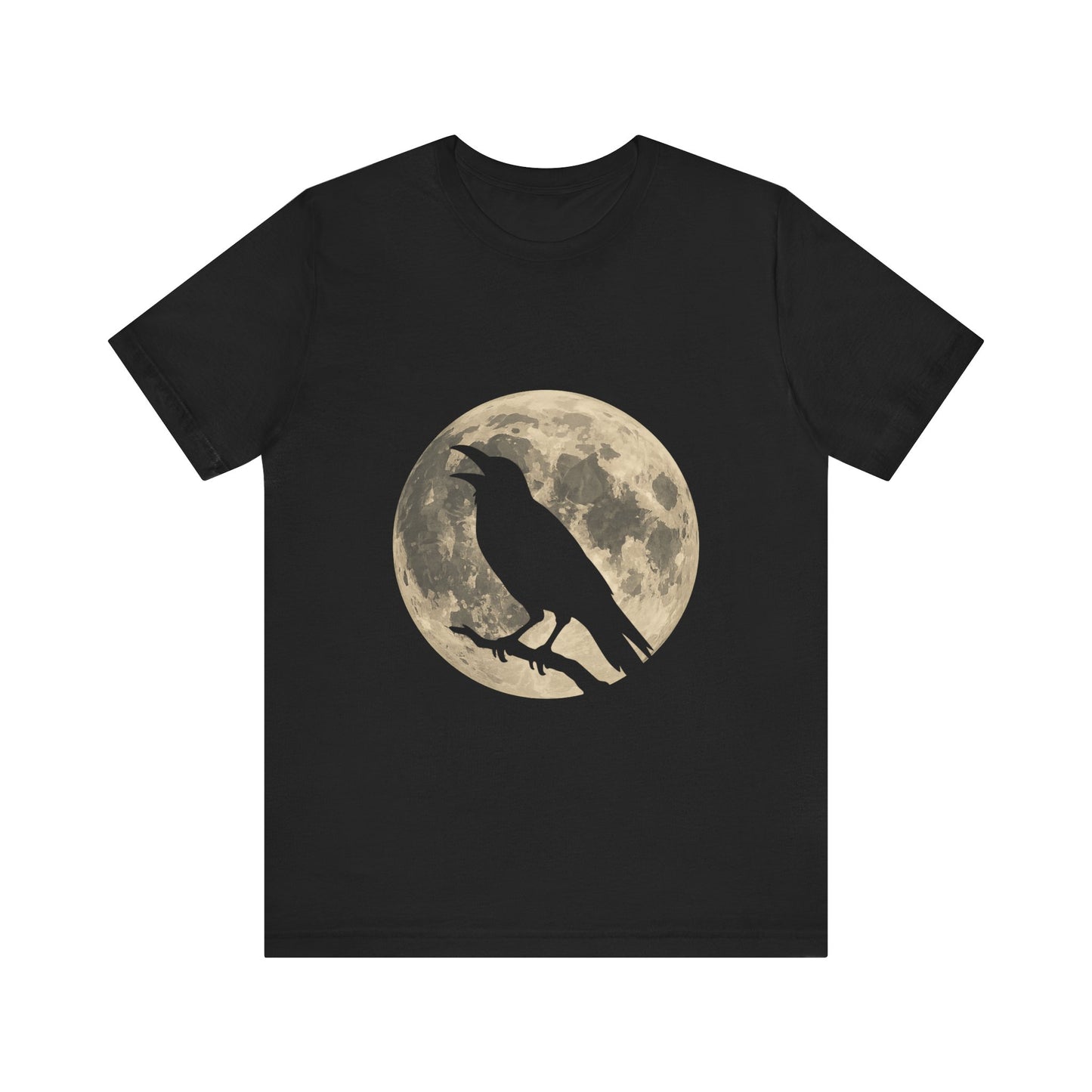 Crow Silhouette Full Moon Gothic Shirt