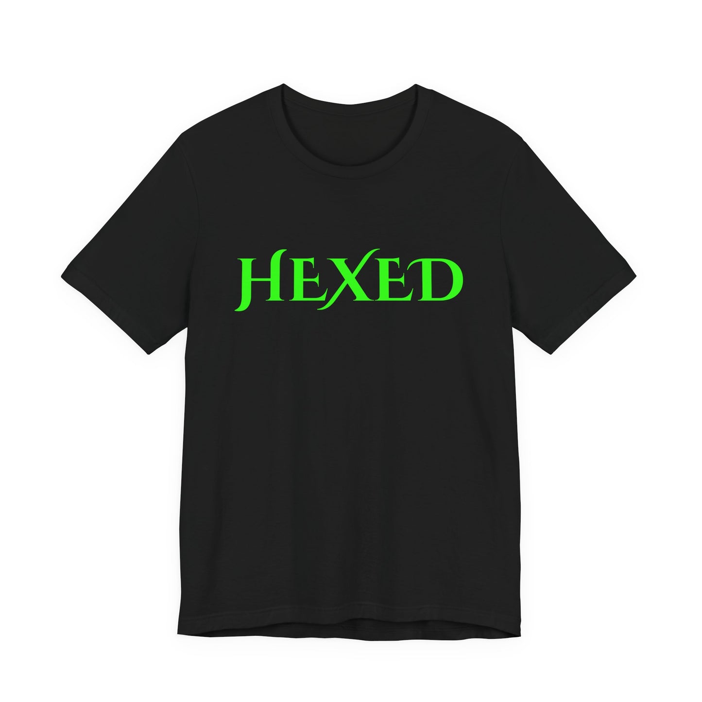 Hexed Gothic Neon Green Shirt Occult Dark Aesthetic Horror Tee
