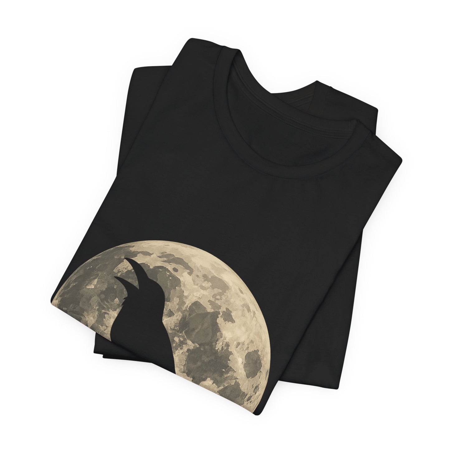 Crow Silhouette Full Moon Gothic Shirt
